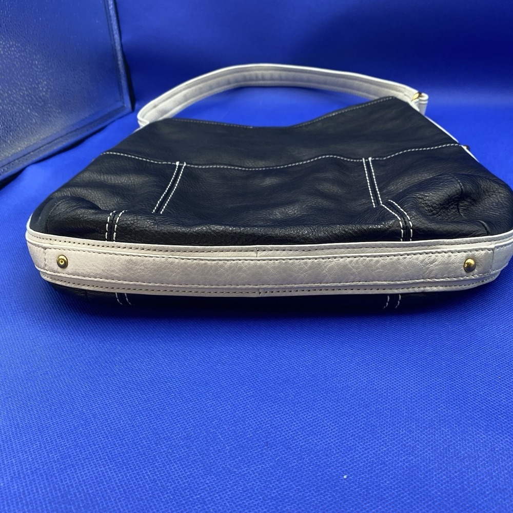 American leather co stratford hobo Black And White leather bag new with tags - Picture 12 of 12